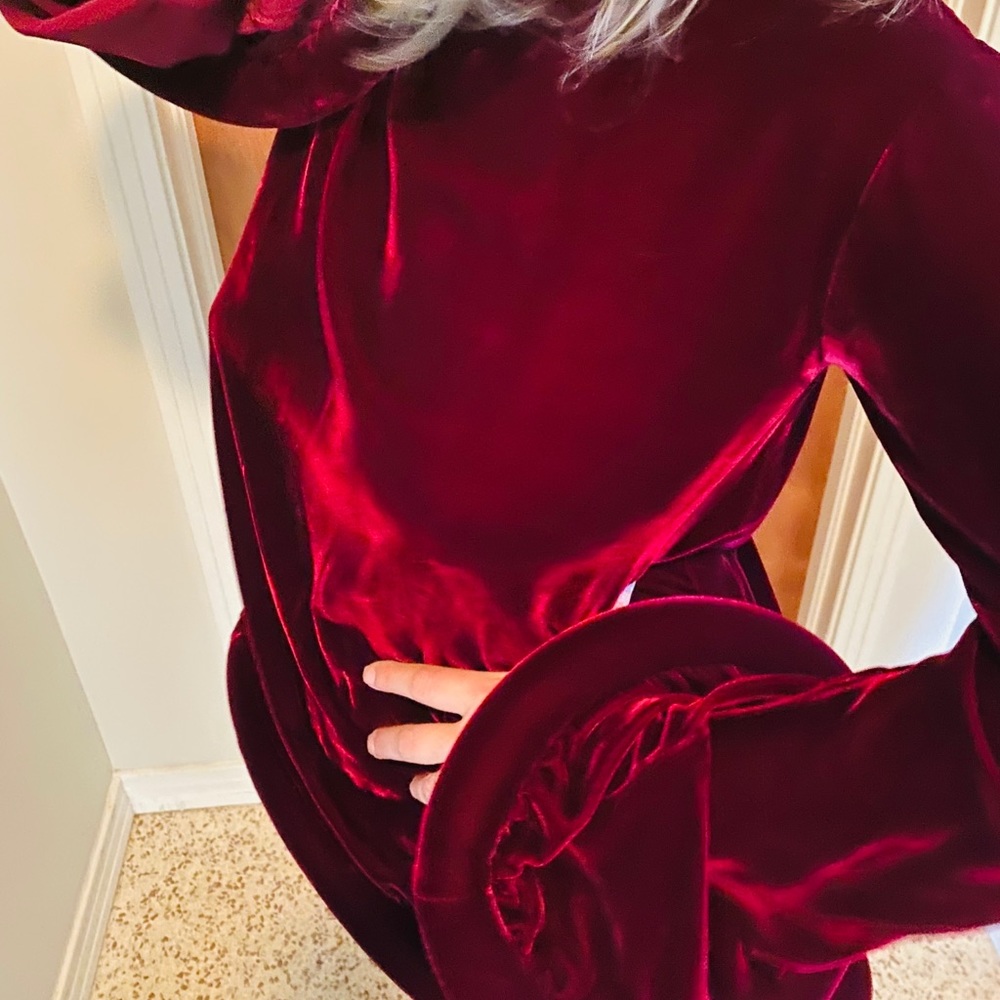Jean Paul Gautier authentic burgundy velvet 1990’s